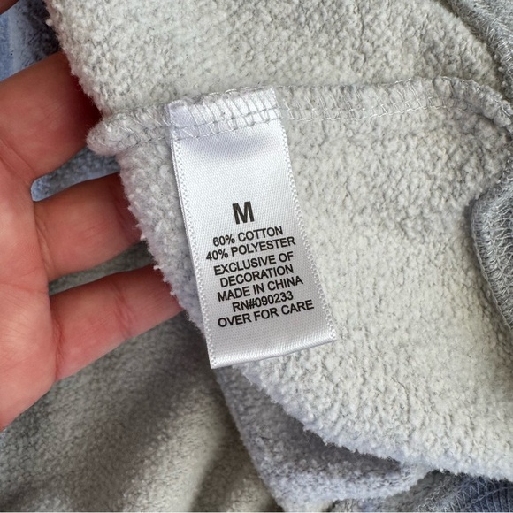 PacSun Playboy Bunny Baggy Soft Gray Fleece Crew Neck Sweatshirt - Picture 2 of 8